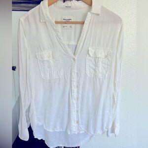Abercrombie and Fitch White Shirt